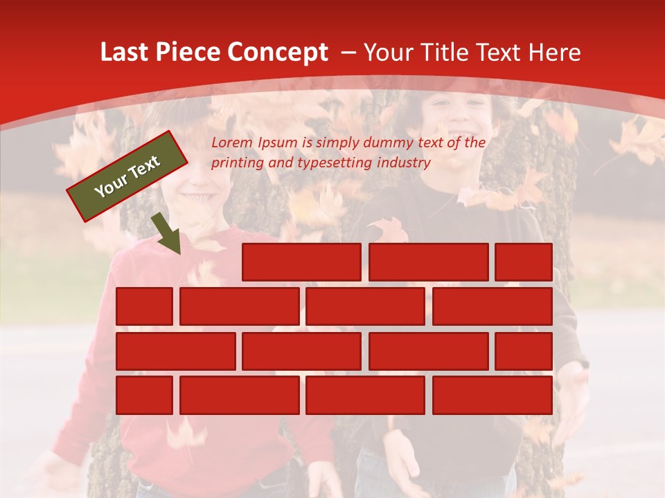 Child Emotion Smile PowerPoint Template