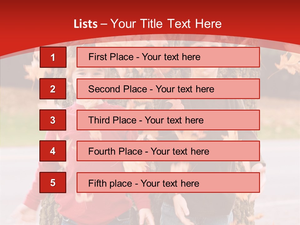 Child Emotion Smile PowerPoint Template