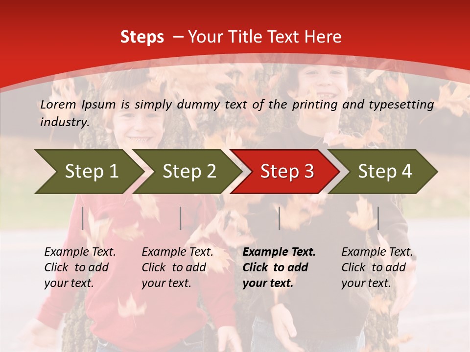 Child Emotion Smile PowerPoint Template