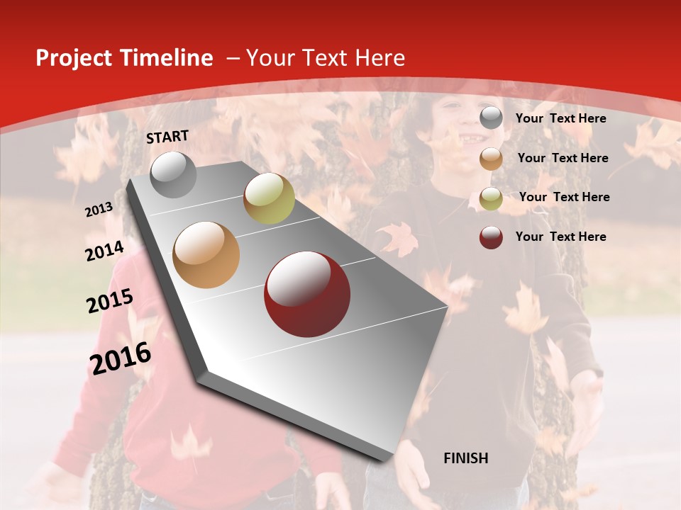 Child Emotion Smile PowerPoint Template