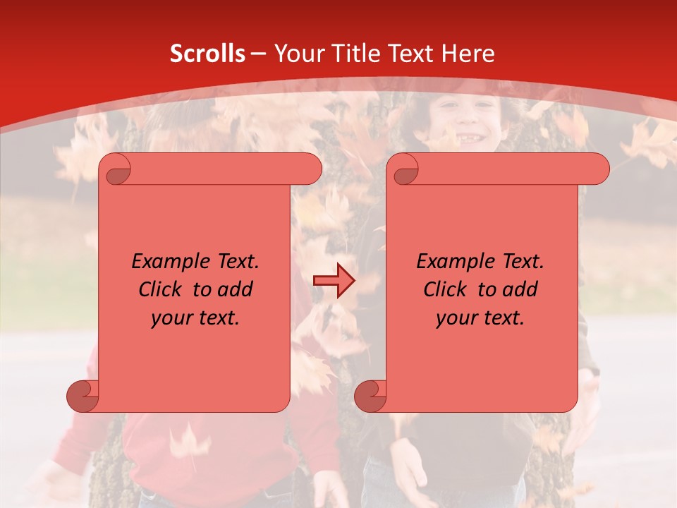 Child Emotion Smile PowerPoint Template