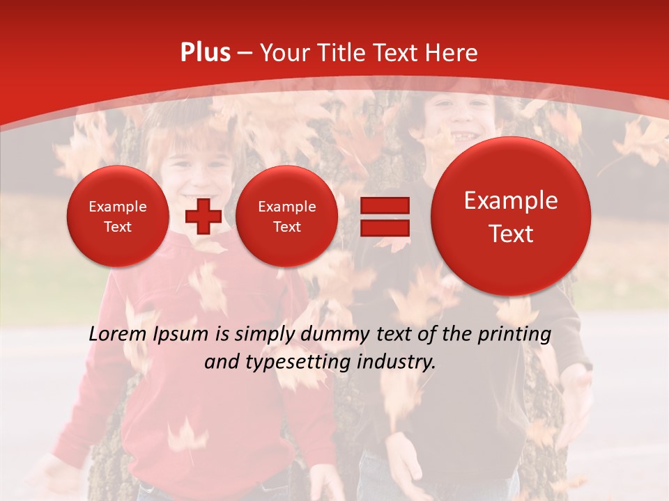 Child Emotion Smile PowerPoint Template