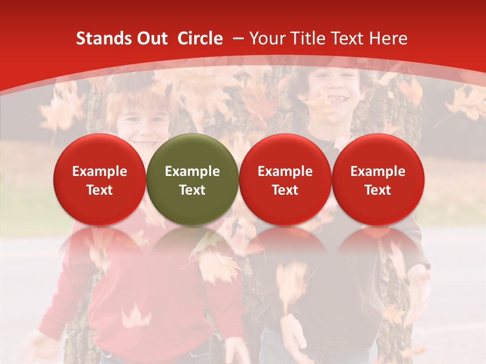 Child Emotion Smile PowerPoint Template