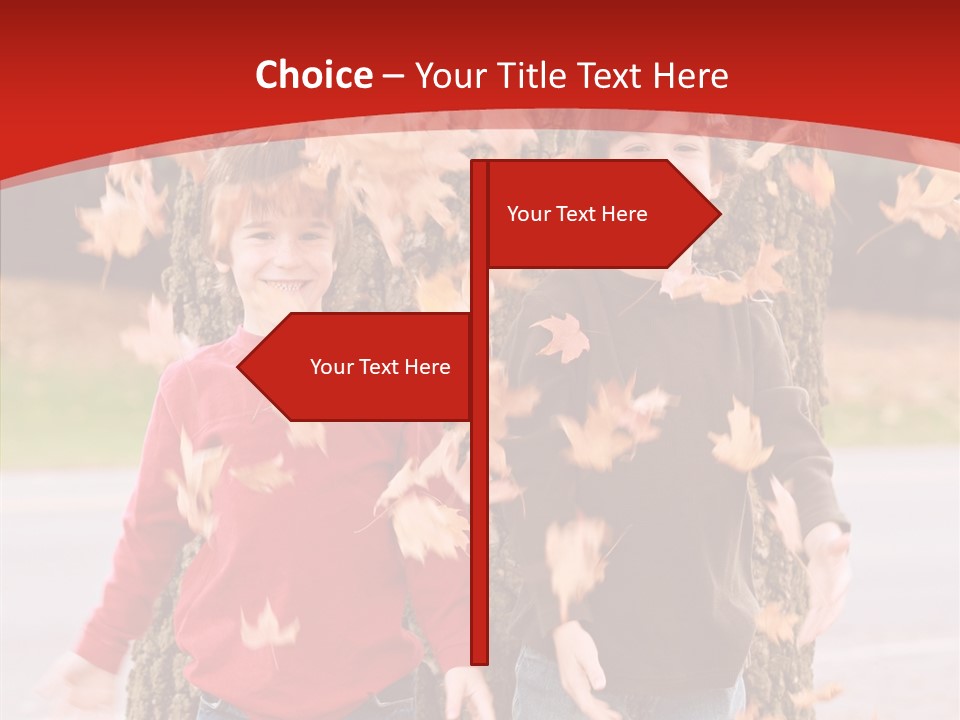 Child Emotion Smile PowerPoint Template