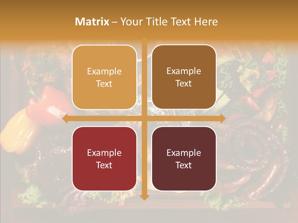 Chicken Fried Brown PowerPoint Template