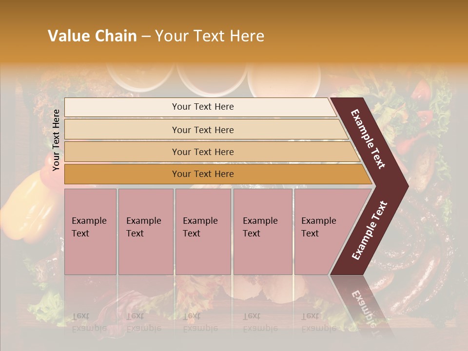 Chicken Fried Brown PowerPoint Template