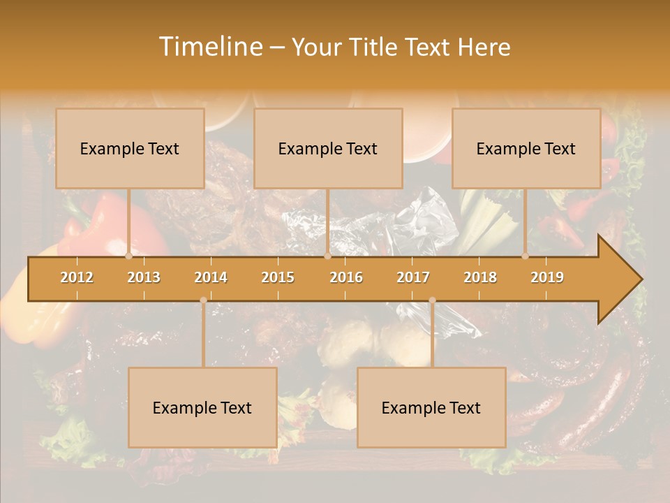 Chicken Fried Brown PowerPoint Template