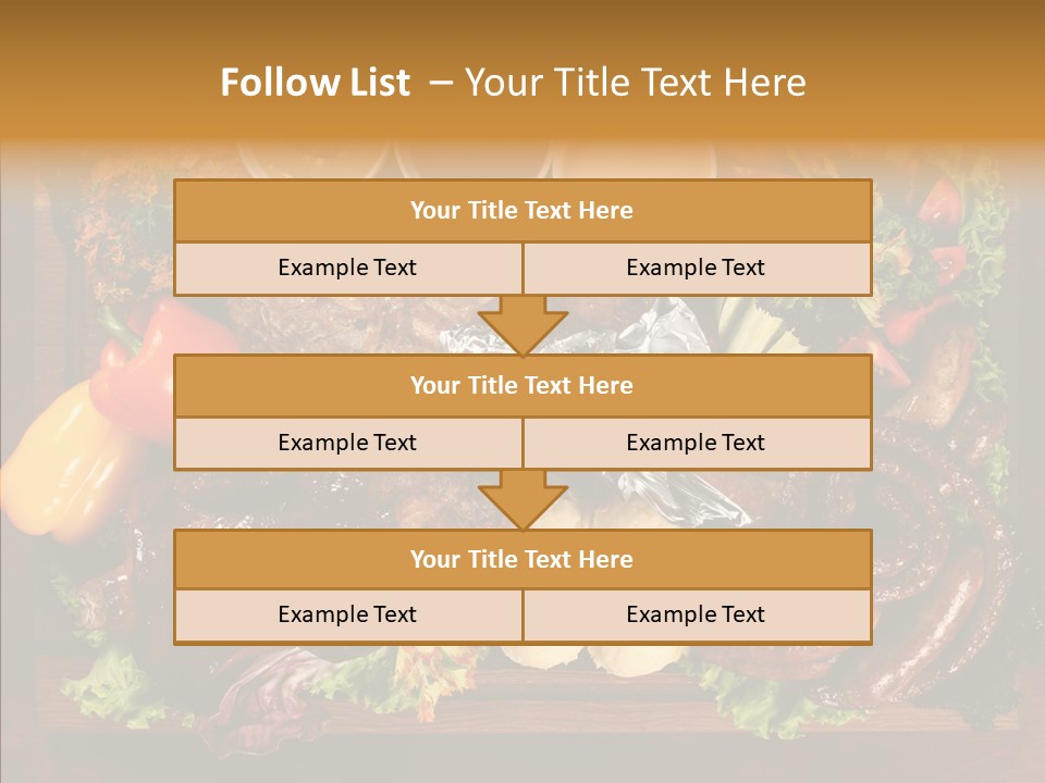 Chicken Fried Brown PowerPoint Template