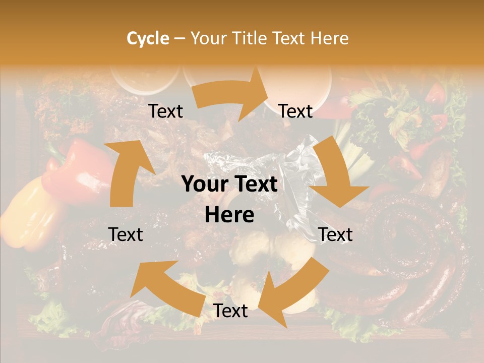 Chicken Fried Brown PowerPoint Template