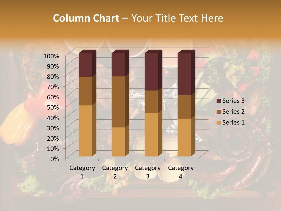 Chicken Fried Brown PowerPoint Template