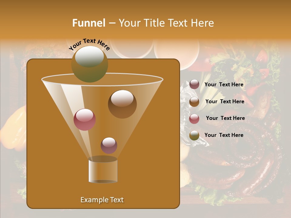 Chicken Fried Brown PowerPoint Template