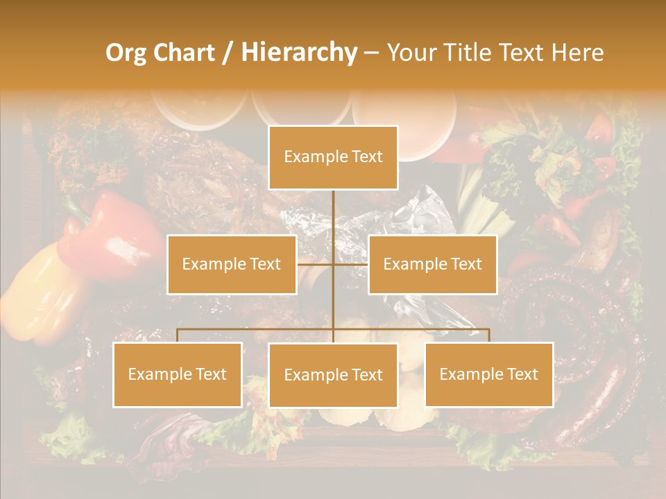 Chicken Fried Brown PowerPoint Template