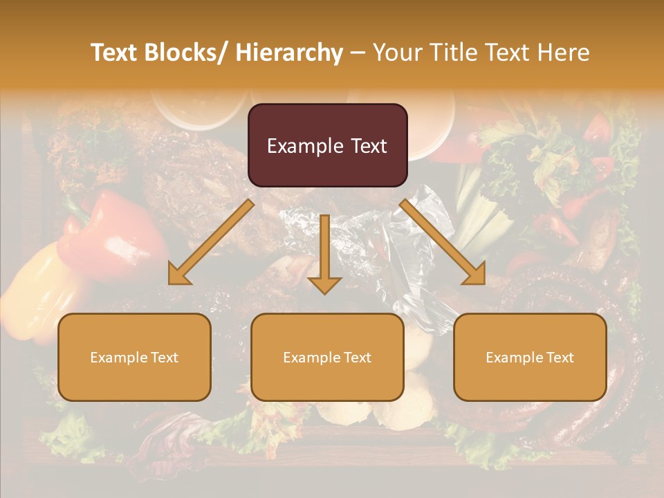 Chicken Fried Brown PowerPoint Template