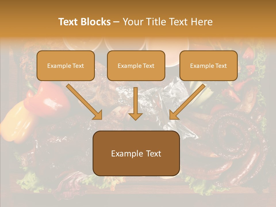 Chicken Fried Brown PowerPoint Template