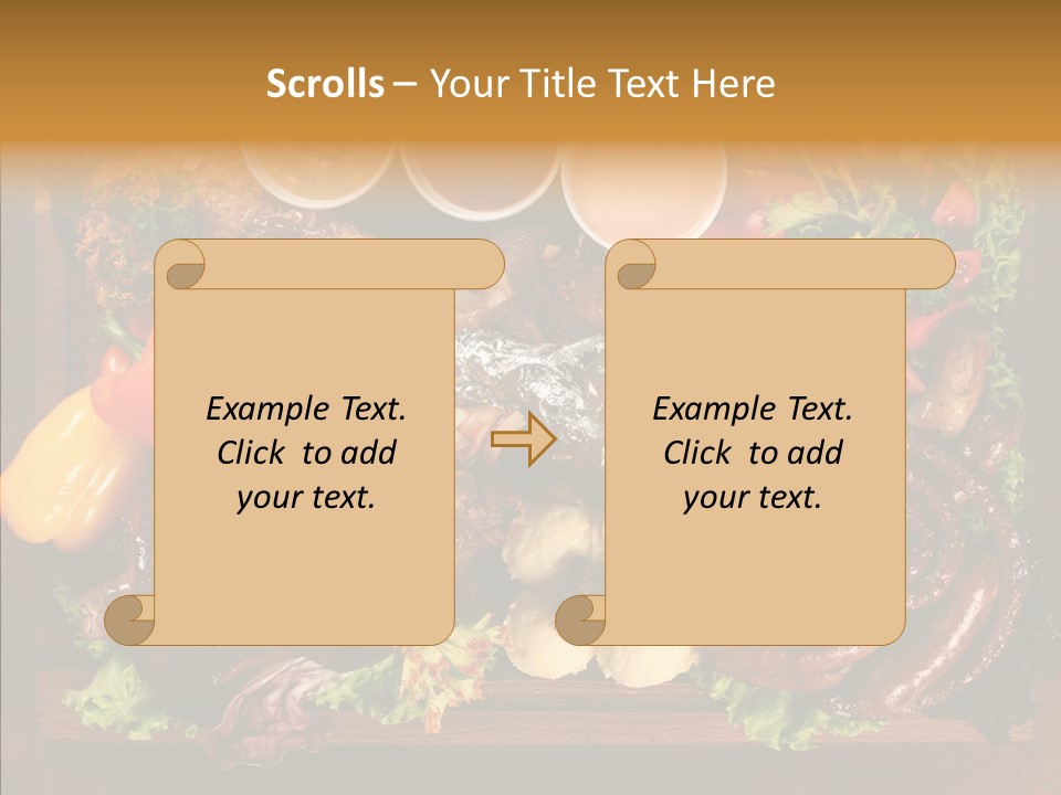 Chicken Fried Brown PowerPoint Template