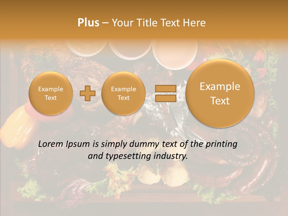 Chicken Fried Brown PowerPoint Template