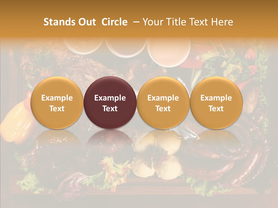 Chicken Fried Brown PowerPoint Template