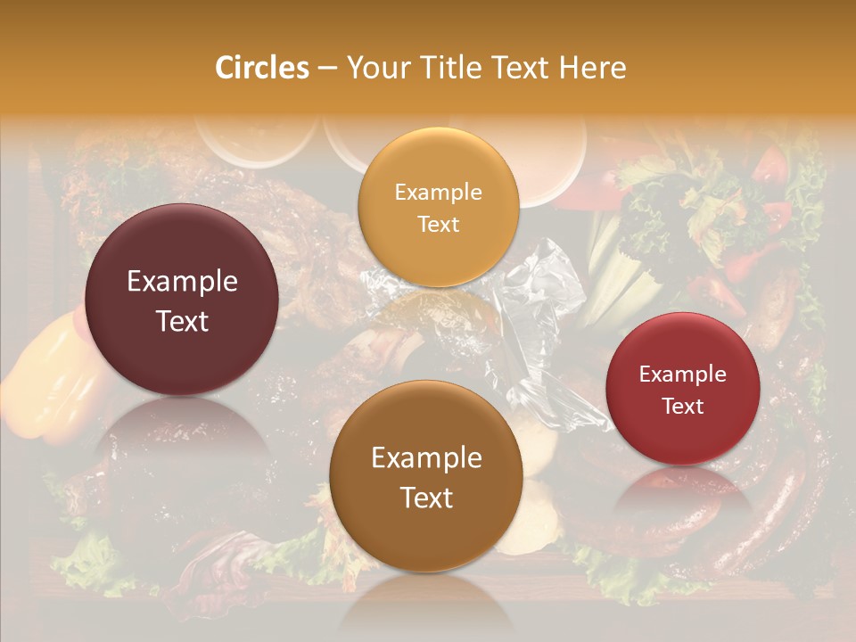 Chicken Fried Brown PowerPoint Template