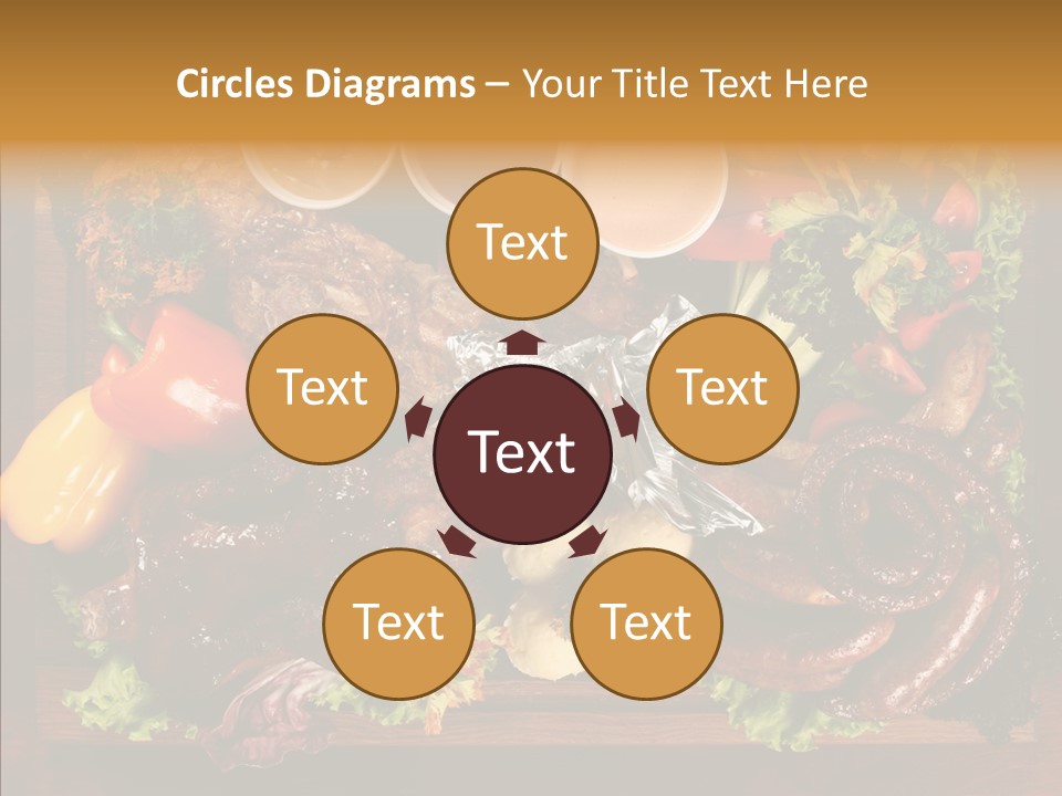 Chicken Fried Brown PowerPoint Template