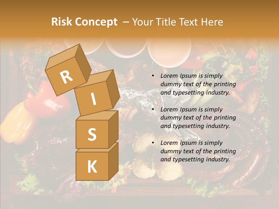 Chicken Fried Brown PowerPoint Template