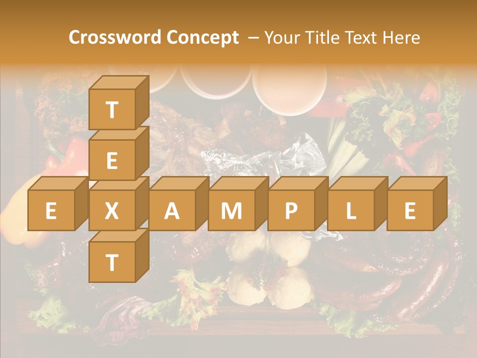 Chicken Fried Brown PowerPoint Template