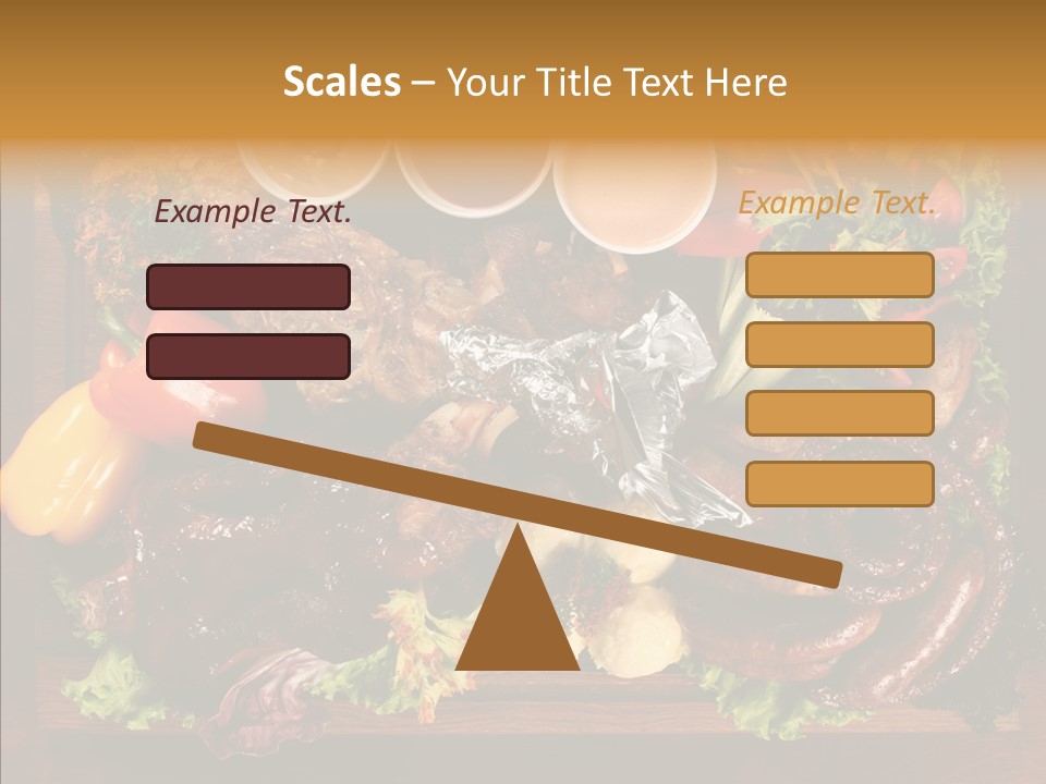 Chicken Fried Brown PowerPoint Template