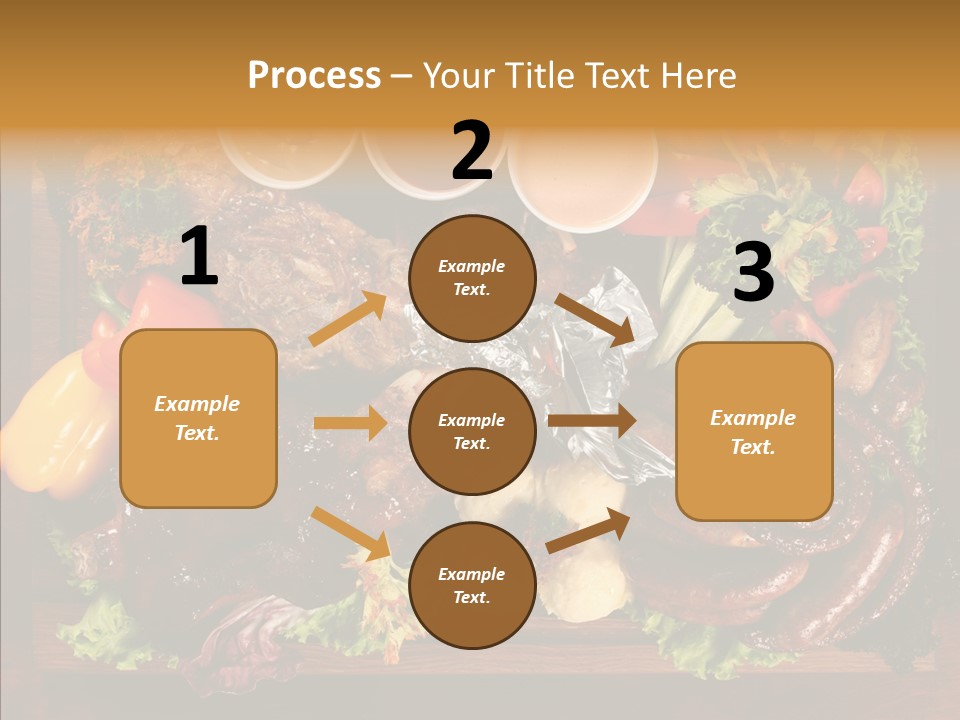 Chicken Fried Brown PowerPoint Template