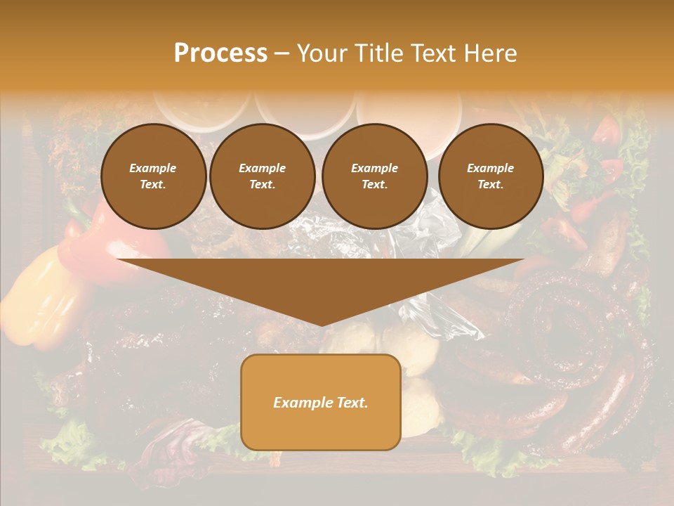 Chicken Fried Brown PowerPoint Template