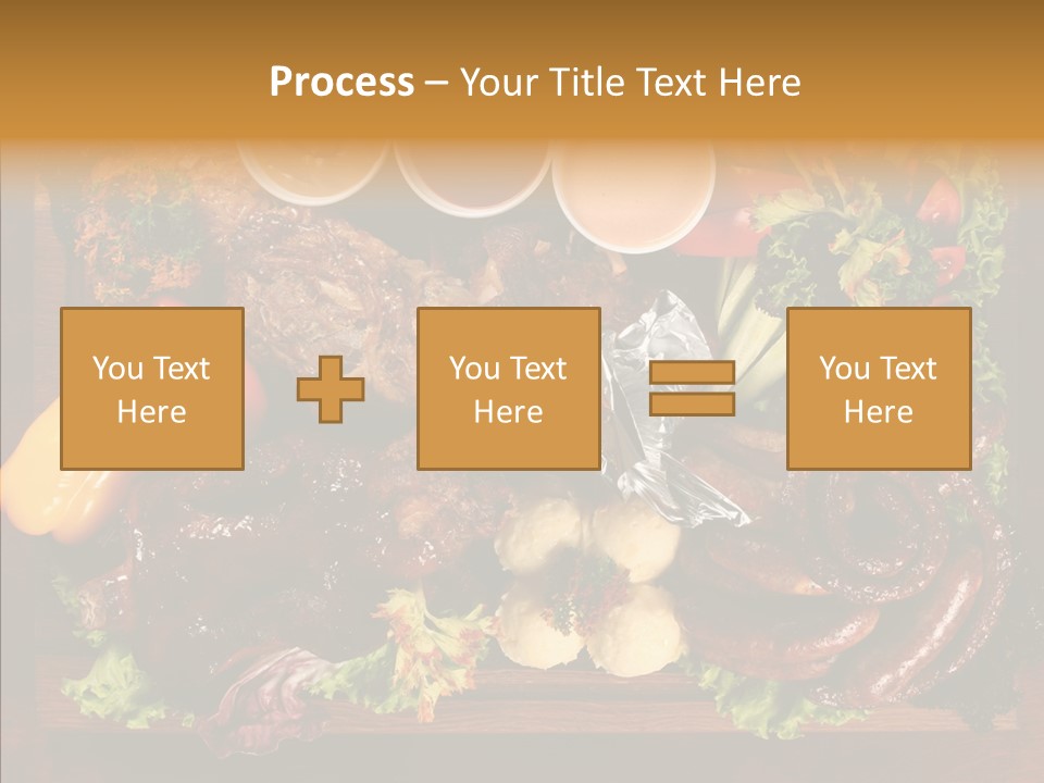 Chicken Fried Brown PowerPoint Template