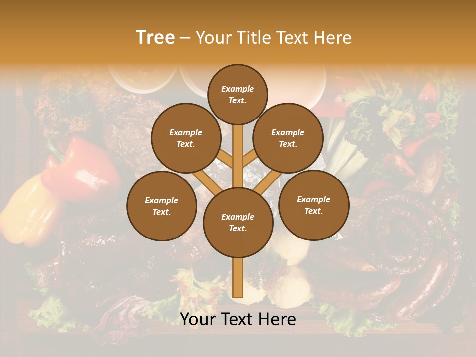 Chicken Fried Brown PowerPoint Template