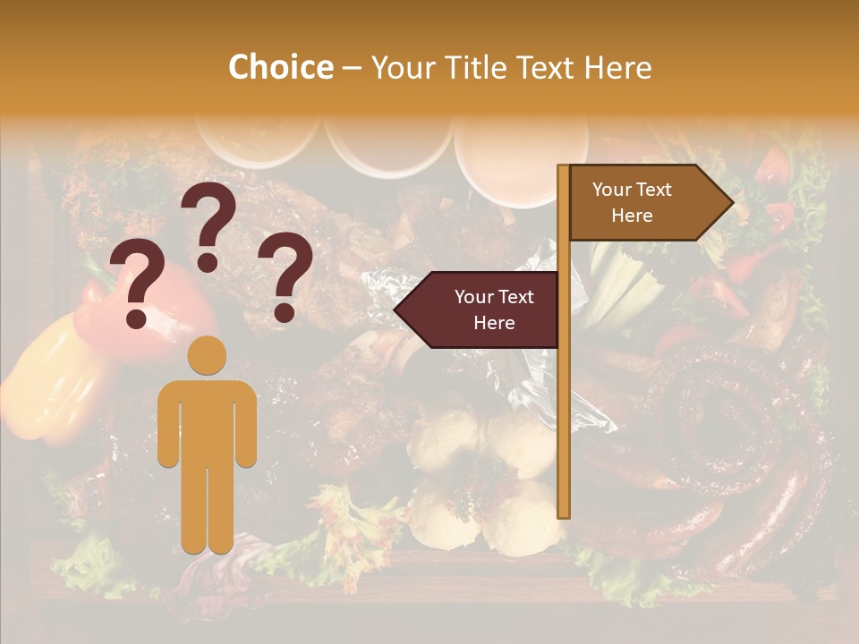 Chicken Fried Brown PowerPoint Template