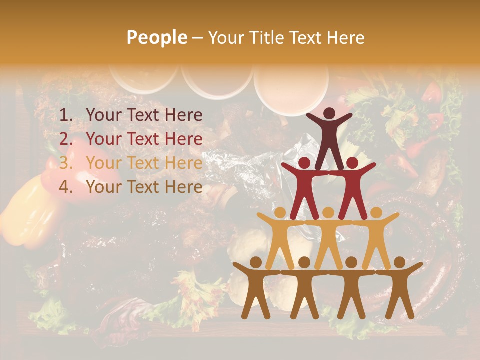 Chicken Fried Brown PowerPoint Template