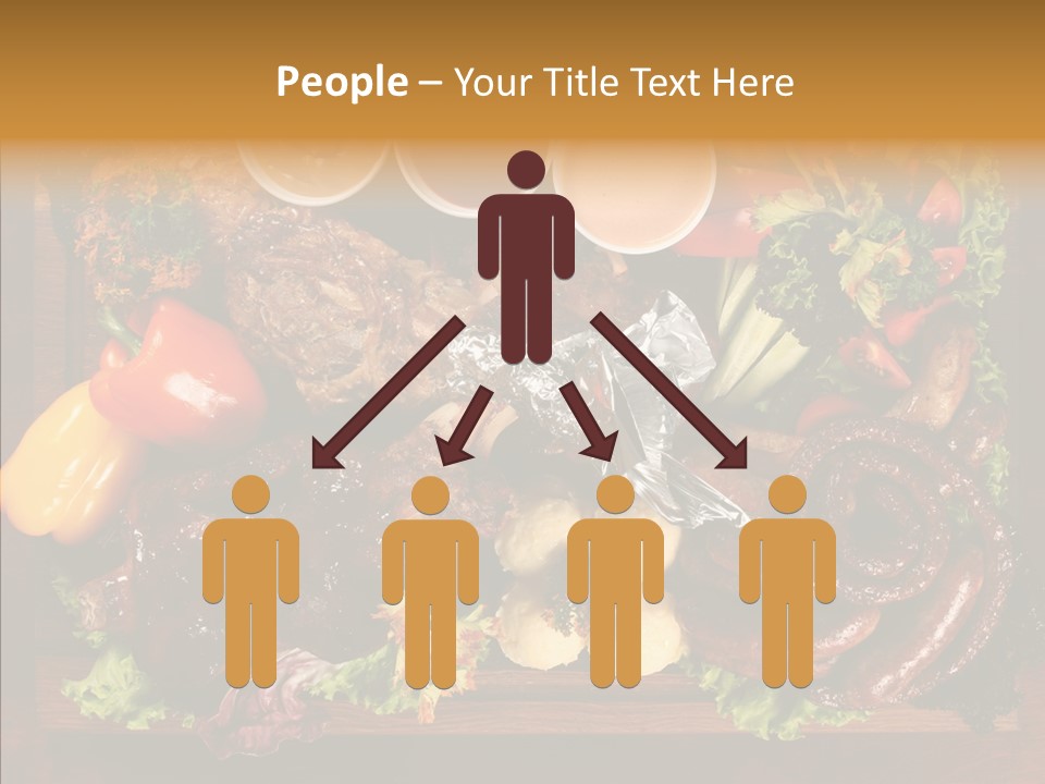 Chicken Fried Brown PowerPoint Template