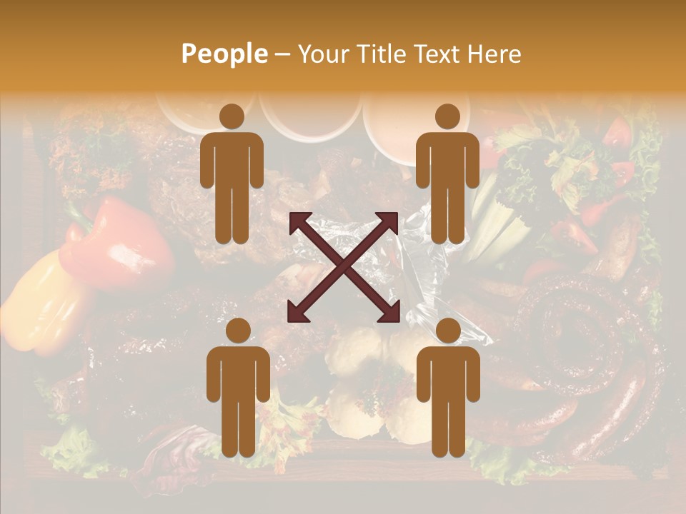 Chicken Fried Brown PowerPoint Template