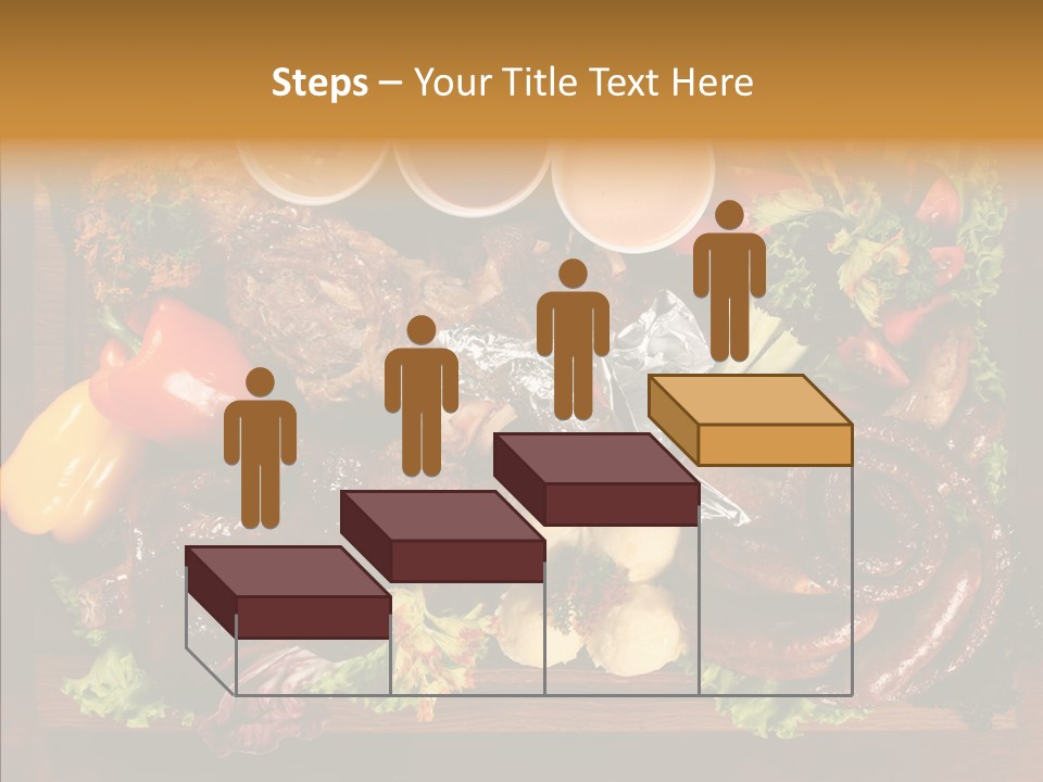 Chicken Fried Brown PowerPoint Template