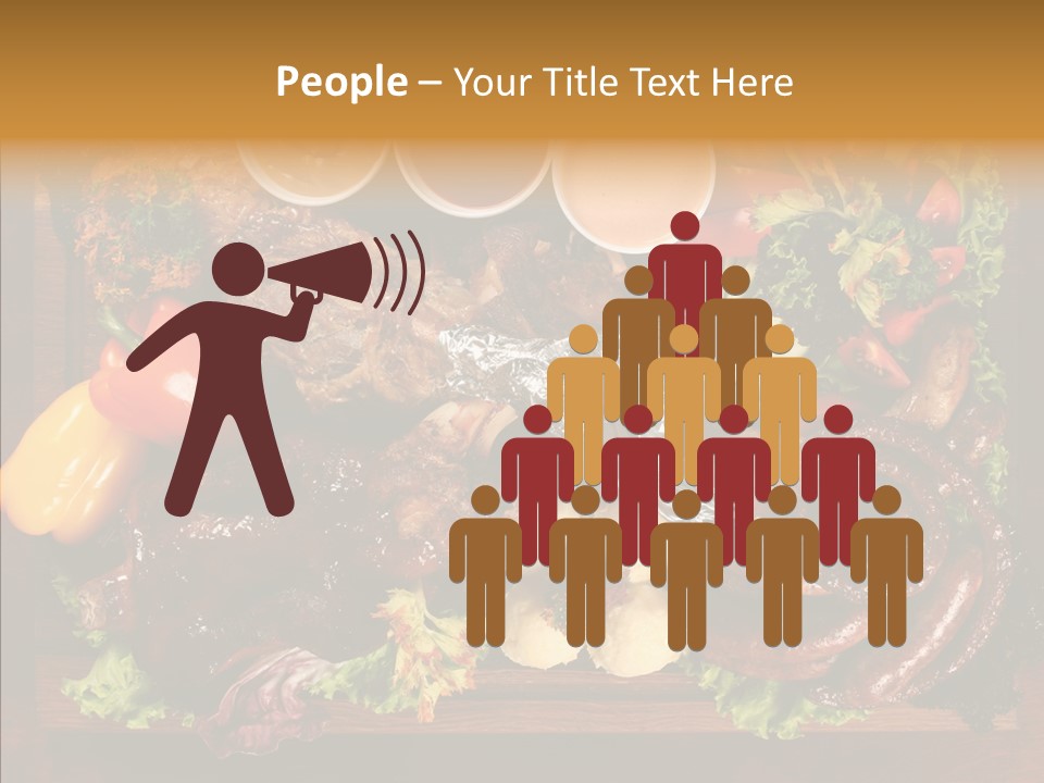 Chicken Fried Brown PowerPoint Template