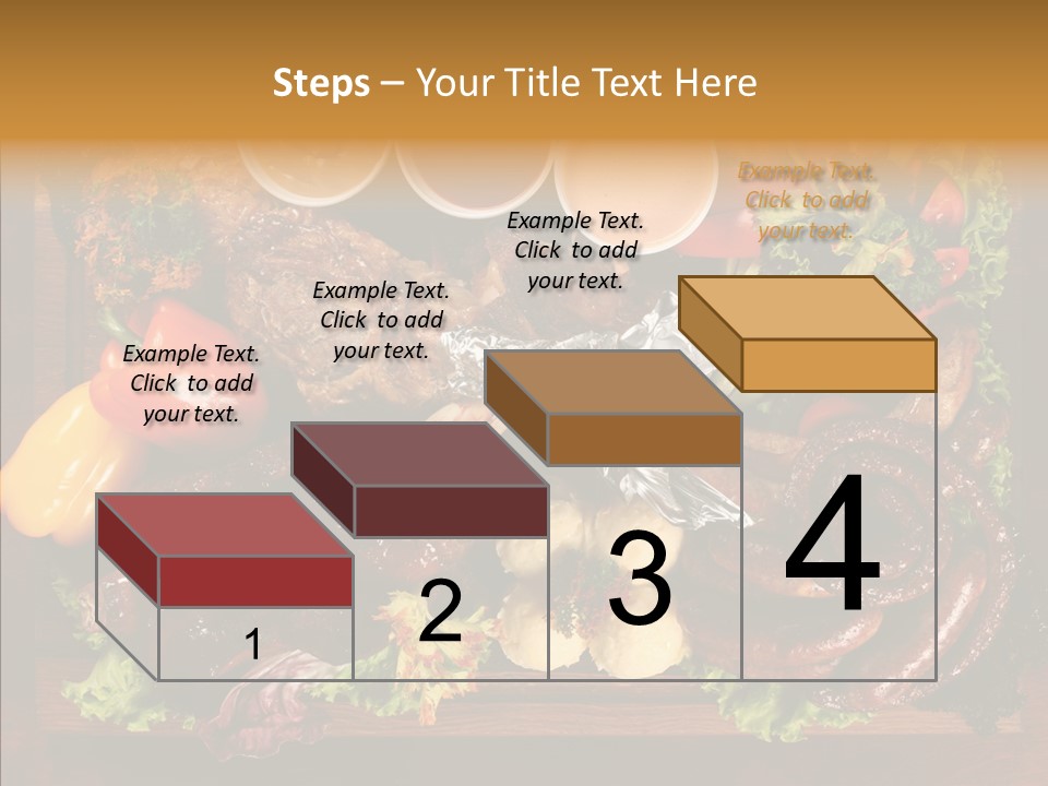 Chicken Fried Brown PowerPoint Template