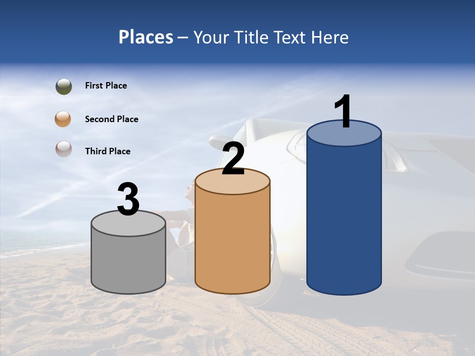 Way Beach Street PowerPoint Template