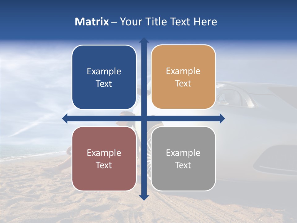 Way Beach Street PowerPoint Template