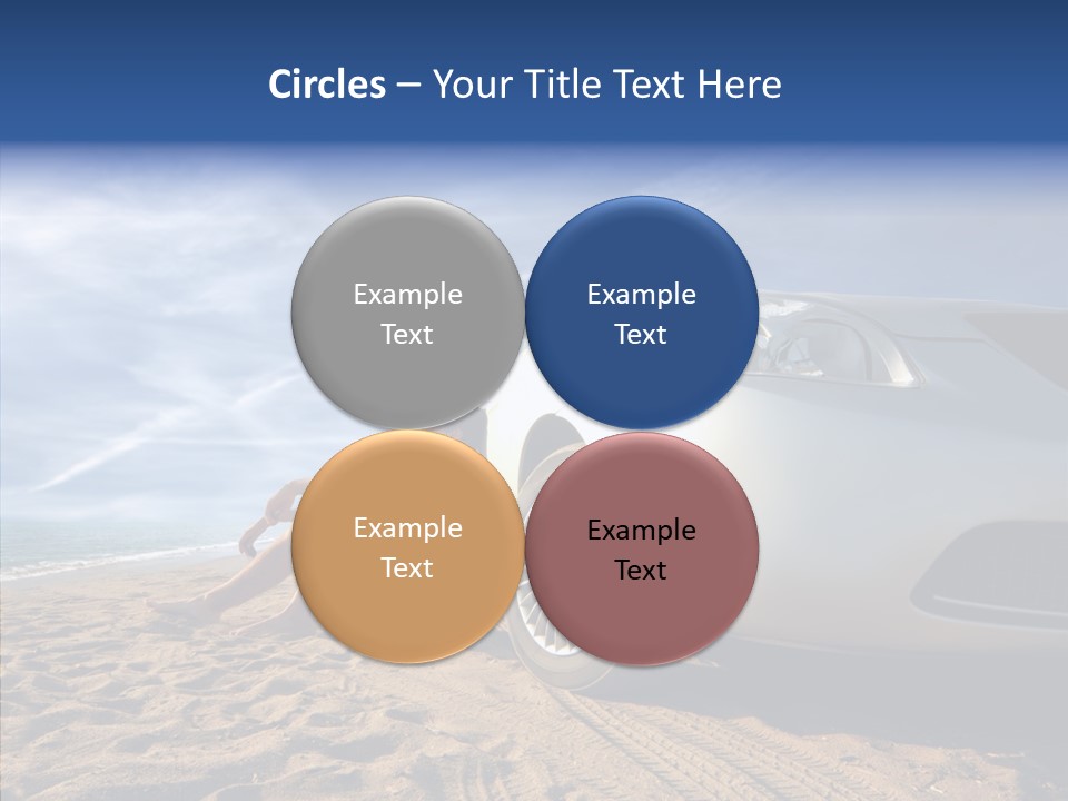 Way Beach Street PowerPoint Template