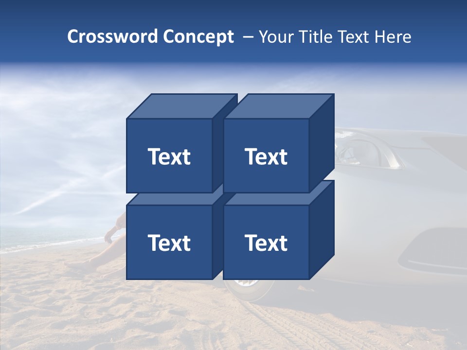 Way Beach Street PowerPoint Template
