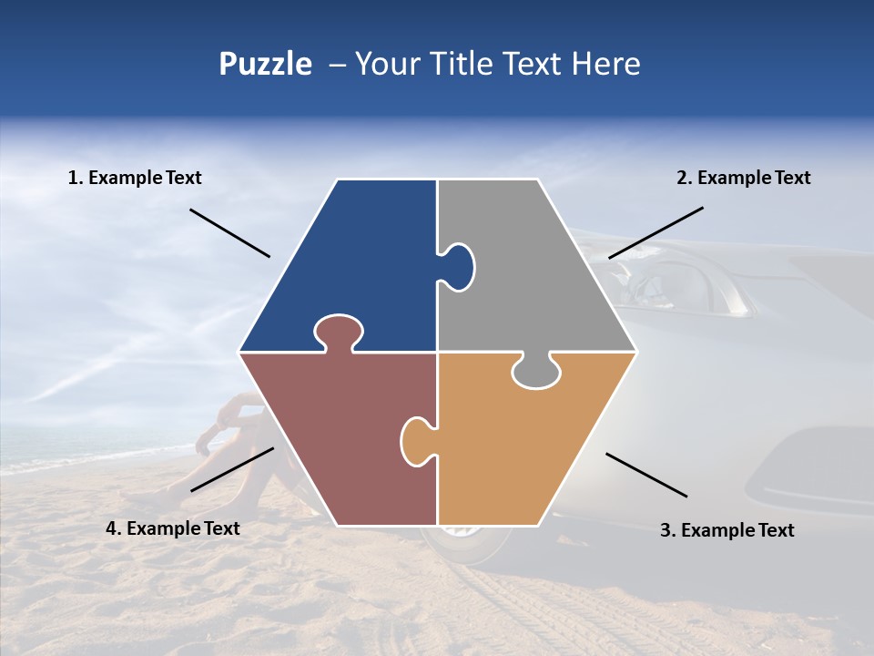 Way Beach Street PowerPoint Template