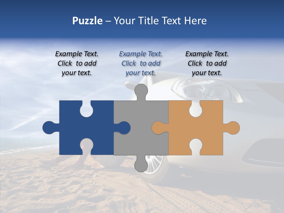 Way Beach Street PowerPoint Template