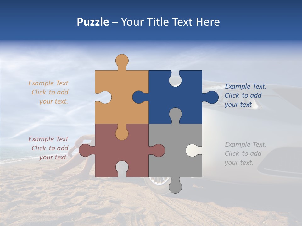 Way Beach Street PowerPoint Template