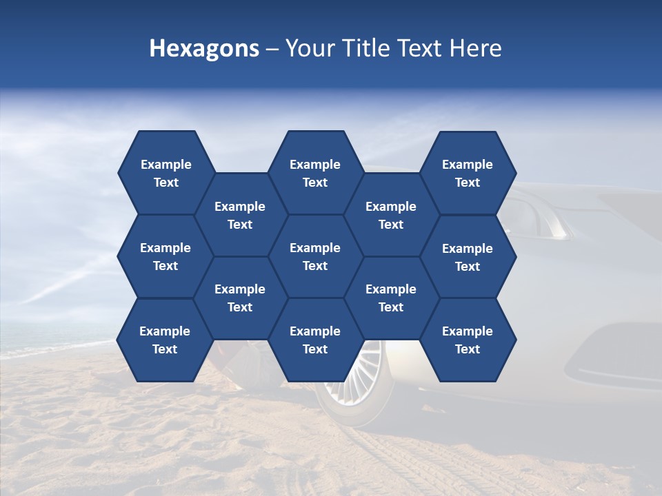 Way Beach Street PowerPoint Template