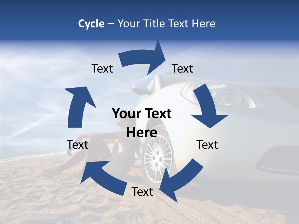 Way Beach Street PowerPoint Template