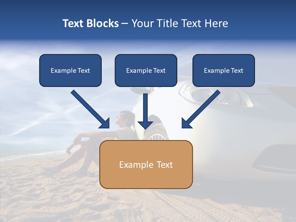 Way Beach Street PowerPoint Template