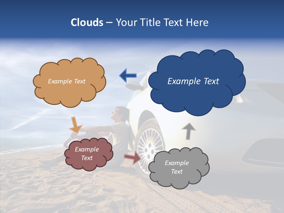 Way Beach Street PowerPoint Template