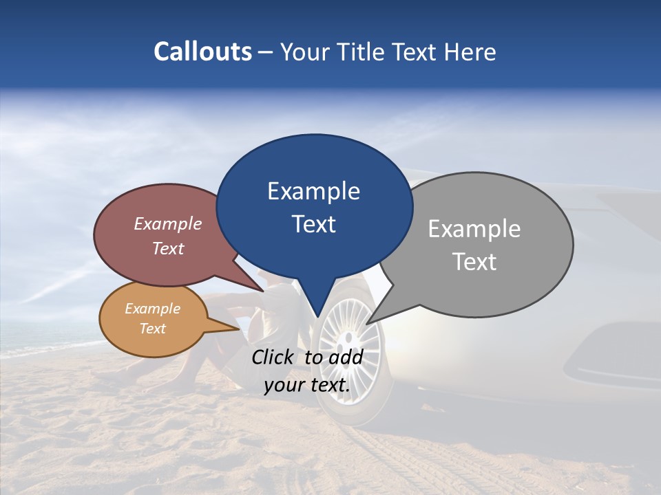 Way Beach Street PowerPoint Template