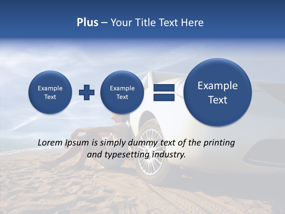 Way Beach Street PowerPoint Template